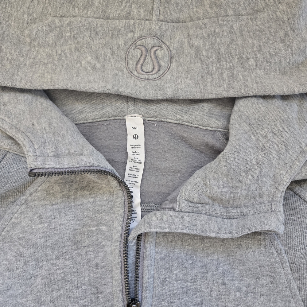 Lululemon Scuba Croped Hoody Half-Zip - Picture 3 of 4
